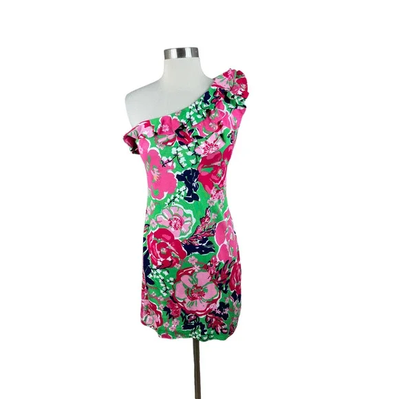emerald green and pink dress Sandee Rain Boutique - Round Neck Long Sleeve Bodycon Dress Trendsi Apparel  and Accessories Apparel main image 0